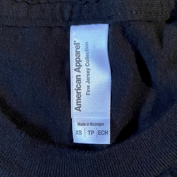 NWOT MAMA Labelled Extra Length Black T-Shirt - Picture 2 of 2